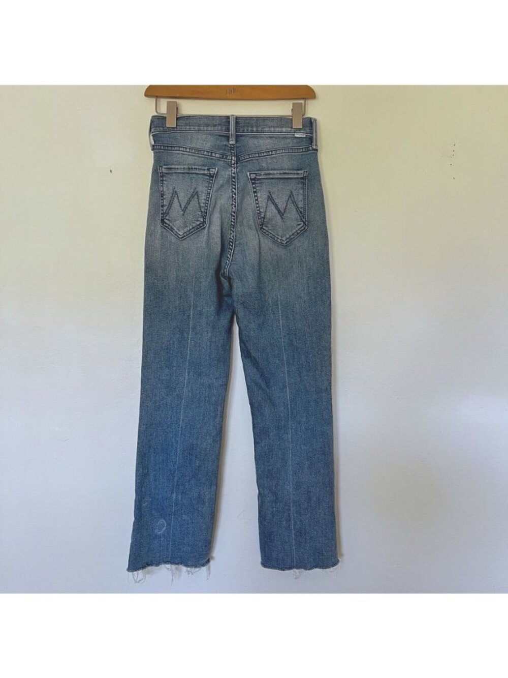 Mother Jeans Women's 27R Tripper Ankle Fray High-Rise Button Fly Raw Hem - Picture 3 of 16